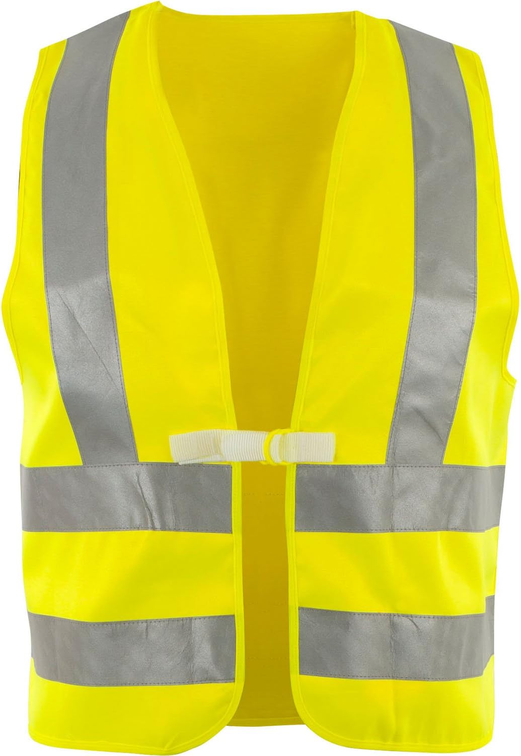 Asatex WTGP3 High Visibility Vest with Double Ring Closure, Bright Yellow, 136cm Umfang