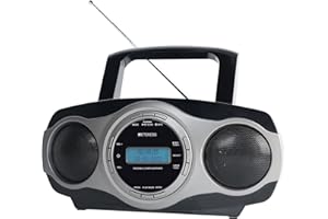 Retekess TR631 Portable CD Player,Radio CD Player for Home, Boombox CD Player with FM Stereo, Support Backlight, AUX Input, U