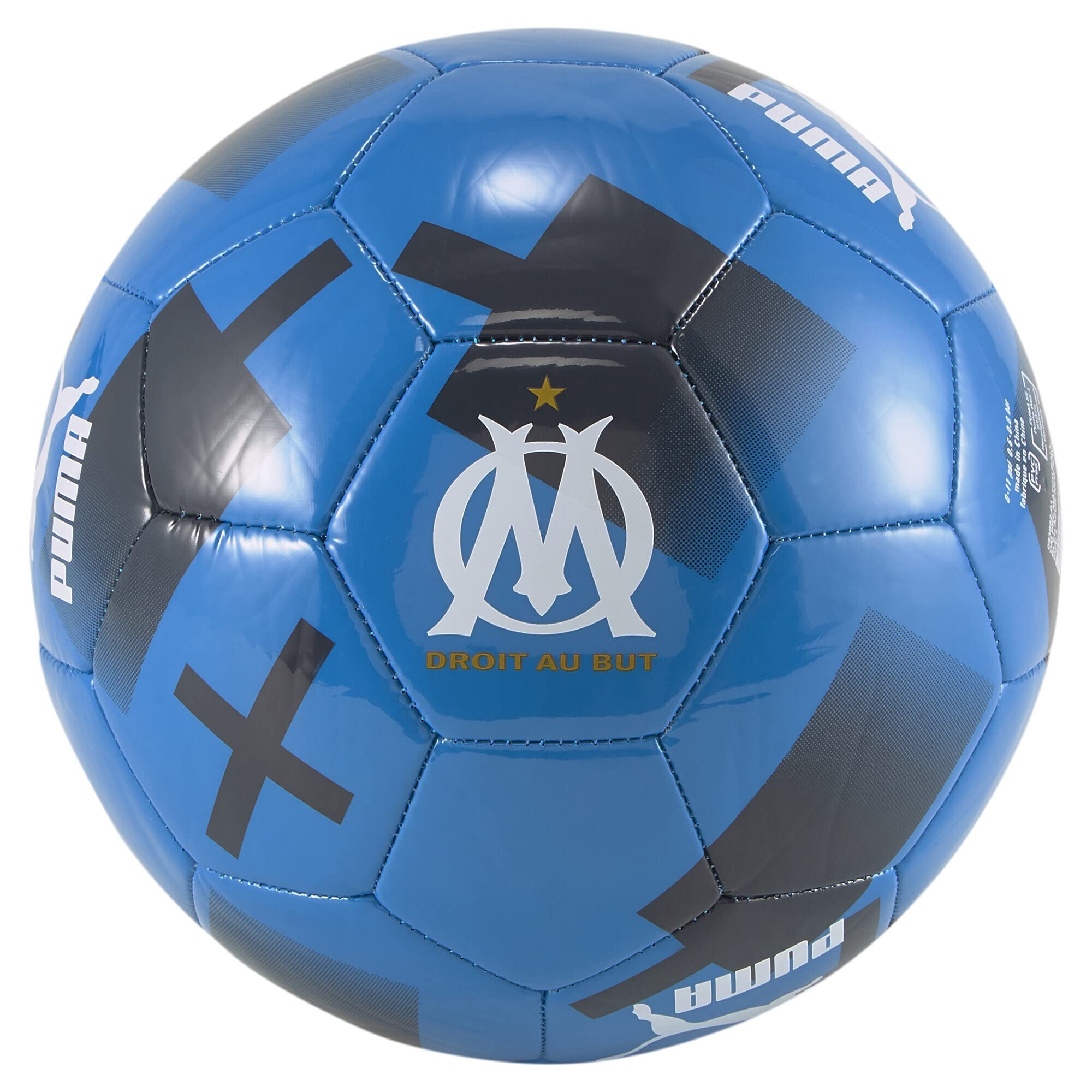 Olympique Marsiglia 083862 Pre Match Ball Soccer ball Men's Bleu Azur-New Navy 5