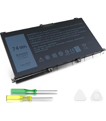 KHlove 357F9 Batterij Voor Dell Inspiron 15 Gaming – 74Wh, 11,1V, Lithium-ion!