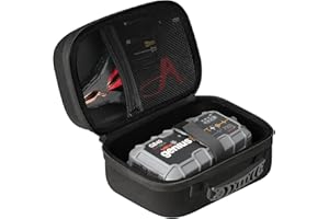 sarlar EVA Protection Case Compatible with NOCO GB20/GB40/GBX45/GB50 Jump Starters, AstroAI S8/NEXPOW/BIUBLE/BUTURE/HULKMAN Up To 8.2" x 4.7" x 3.5" can all be stored,Portable Travel Case Only
