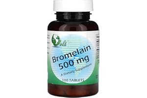 ARTIST UNKNOWN World Organic Bromelain - 500 Mg - 100 Capsules