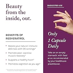 Reserveage Beauty, Resveratrol 250 mg, Antioxidant