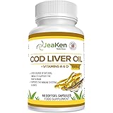 Olio Di Fegato Di Merluzzo 550 Mg 360 Capsule 6 Mesi Di