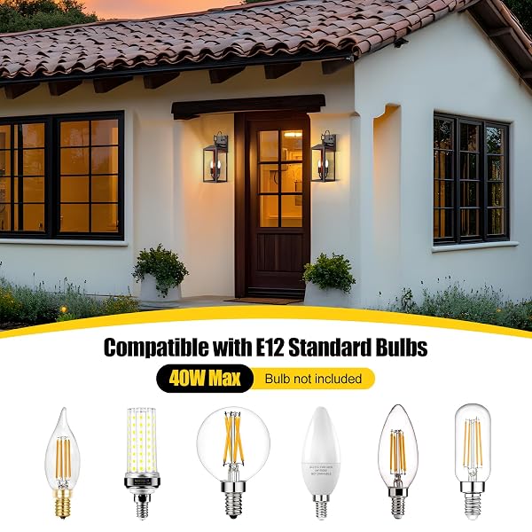 18” LARGE DUSK TO DAWN OUTDOOR LIGHTING, EXTERIOR SENSOR OUTDOOR WALL LIGHTS, INDUSTRIAL FRONT PORCH LIGHT WITH CLEAR GLASS, WATERPROOF OIL RUBBED BRONZE ANTI-RUST OUTDOOR LIGHTS FOR HOUSE GARAGE