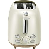 Oster 2-Slice Toaster with Extra Wide Slots, Bagel Toaster, Oat Milk
