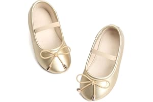 Felix & Flora Toddler Flower Girl Dress Shoes - Baby Girl Ballet Mary Jane Flats for Party School Wedding
