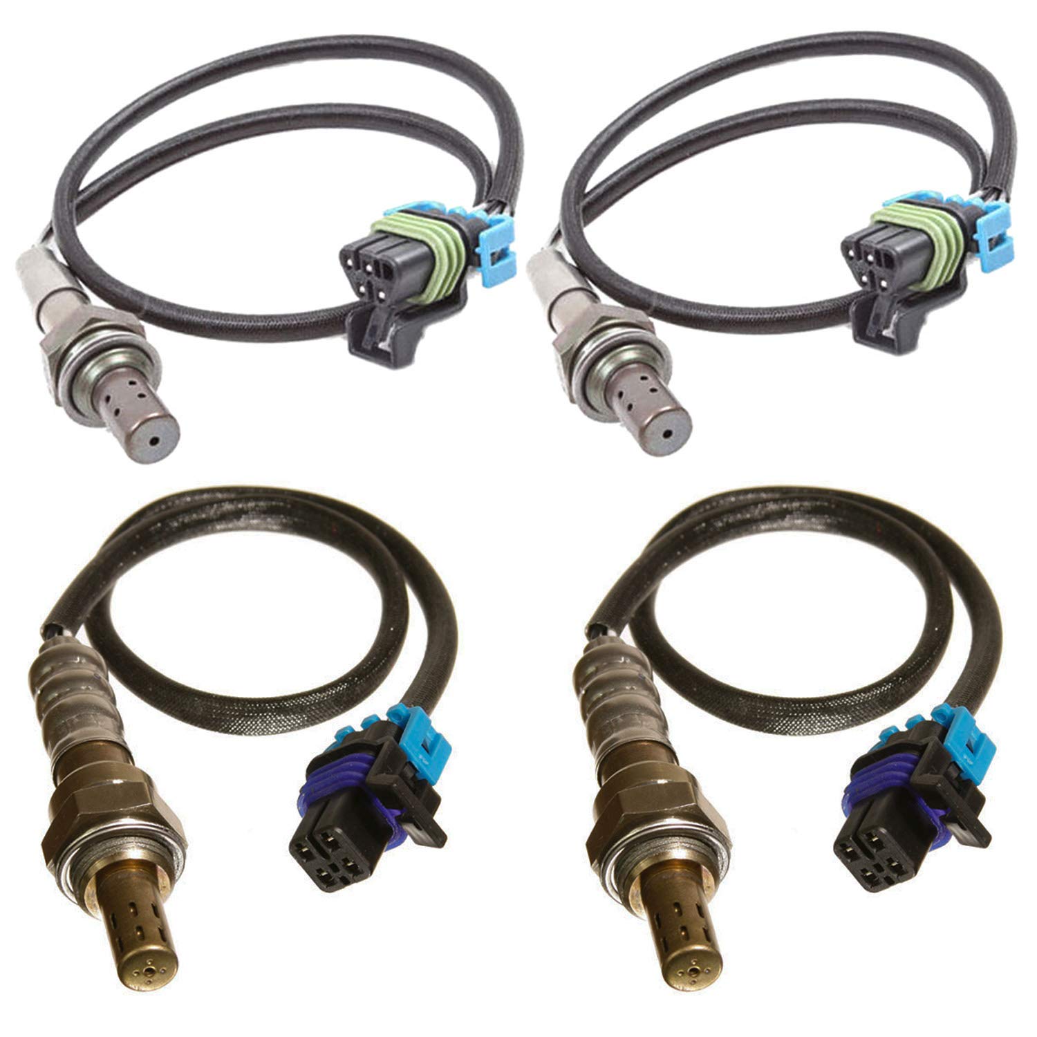 4Pcs Oxygen Sensor for 2007 Chevy Silverado 1500 Gmc Yukon Upstream