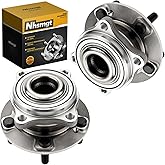 Nhsmgt 513266 x2 Front or Rear Wheel Bearing Hub Compatible with Hyundai Santa Fe 2007-2020, Santa Fe Sport 2013-2018, for Kia Sorento 2011-2015, Veracruz 2007-2012, Santa Fe XL 2019 Non-ABS 5-Lugs