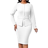CuteCherry Women Sexy Dress Bodycon Work Dress Elegant Pencil Dress