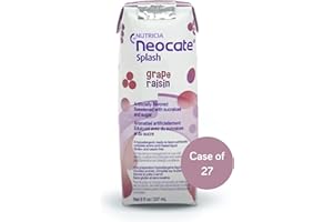 Nutricia Neocate Splash - Ready-to-Feed Hypoallergenic, Amino Acid-Based Toddler and Junior Formula - Grape - 8 fl oz (Case of 27)
