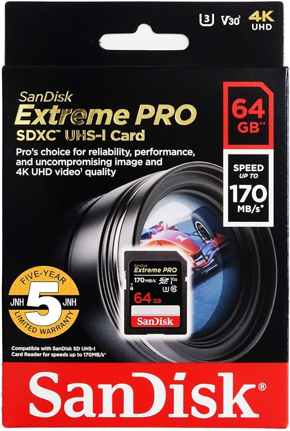 Amazon 5年保証 サンディスク Extreme Pro Sdxc 64gb カード Uhs I 超高速u3 V30 Class10 4k対応 並行輸入品 Sandisk Sdカード 通販
