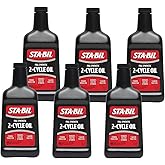 STA-BIL Full Synthetic 2-Cycle Oil, 13 oz, 6-Pack | Makes 5 gallons at 50:1 or 40:1 while helping stabilize fuel for up to 12 months.