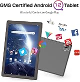 PRITOM 10 Inch Android 12 Tablet 3GB RAM 64GB Storage Quad Core WiFi HD IPS view 3