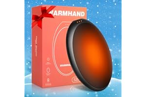 WARMHAND Electric Hand Warmers Rechargeable, 5200mAh Hand Warmer USB Camping Hand Warmer, Portable Electric Battery Heater Reusable Hand Warmer for Raynauds, Hunting, Golf, Camping, Women Mens Gifts