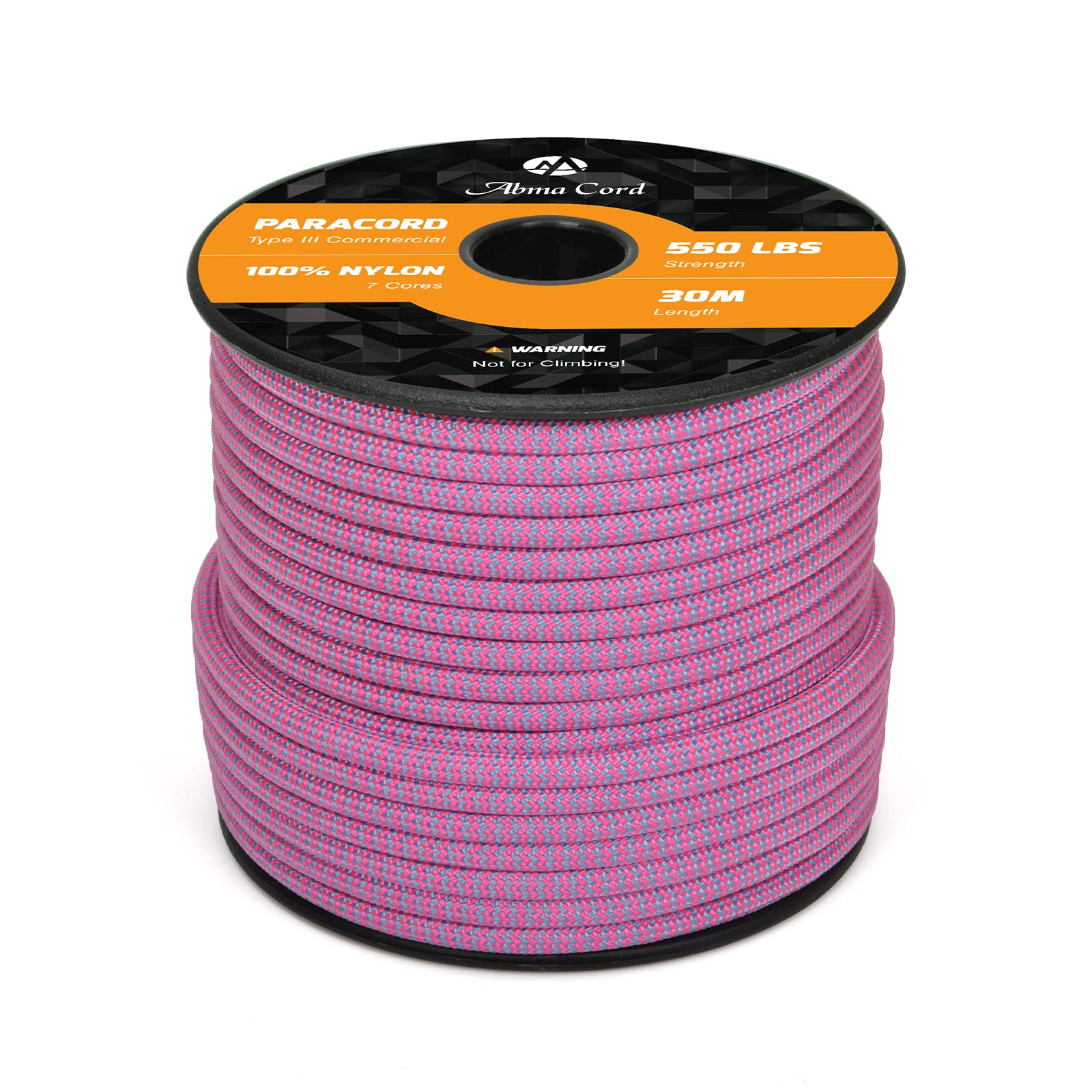 Abma Cord Paracord 550 4mm Nylon Rope Type III 7 Strands Parachute Cord - Max. 250kg (550lbs)