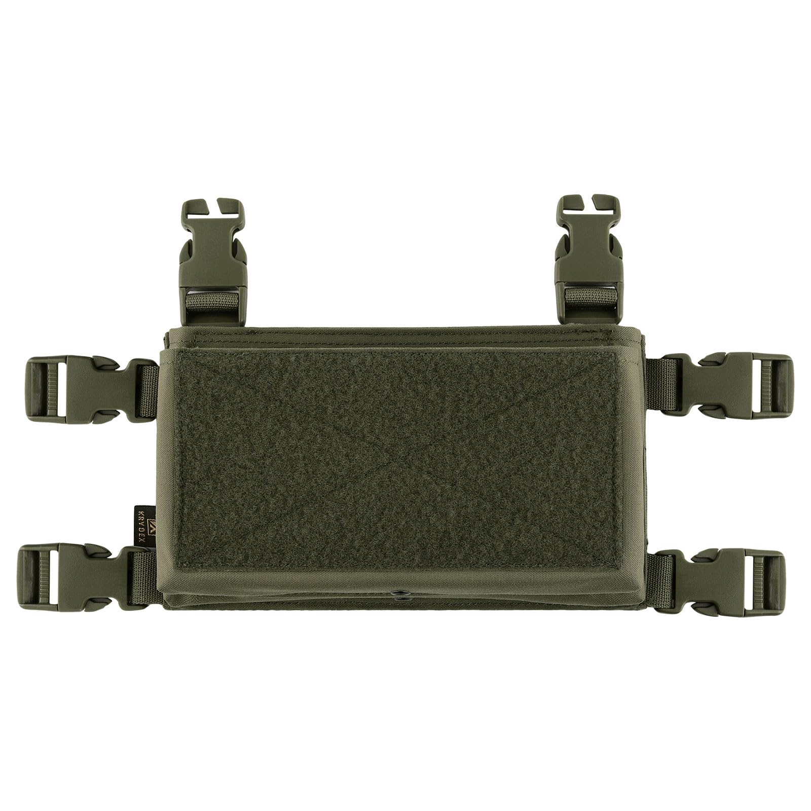 KRYDEX GEAR Tactical MK3 Placard with Hook Backing for Chest Rig Plate Carrier Vest (Ranger Green)