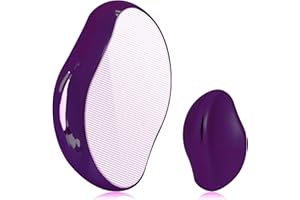 hoyesch Crystal Hair Eraser for Women and Men, Reusable Crystal Hair Remover Magic Painless Exfoliation Hair Removal Tool, Magic Hair Eraser for Back Arms Legs (Deep Purple)
