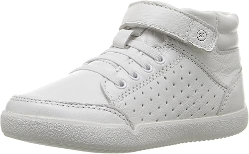 stride rite white high top shoes