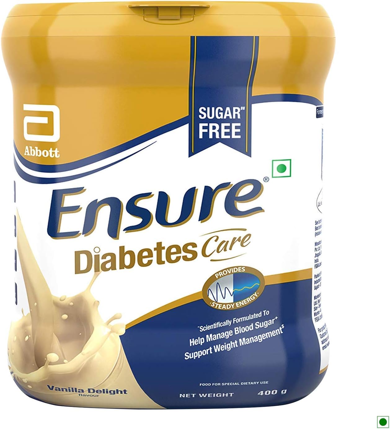 Ensure Diabetes Care Adult Nutrition Health Drink- 400g (Vanilla