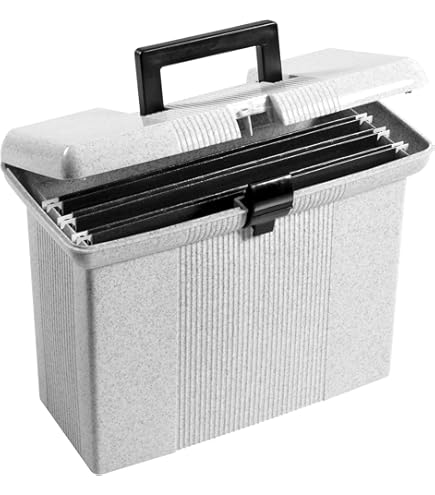 File Box With Handle Staples Slim File Tote – Letter Size, Black