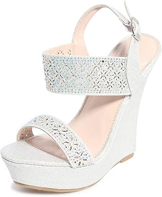 bridal platform wedges