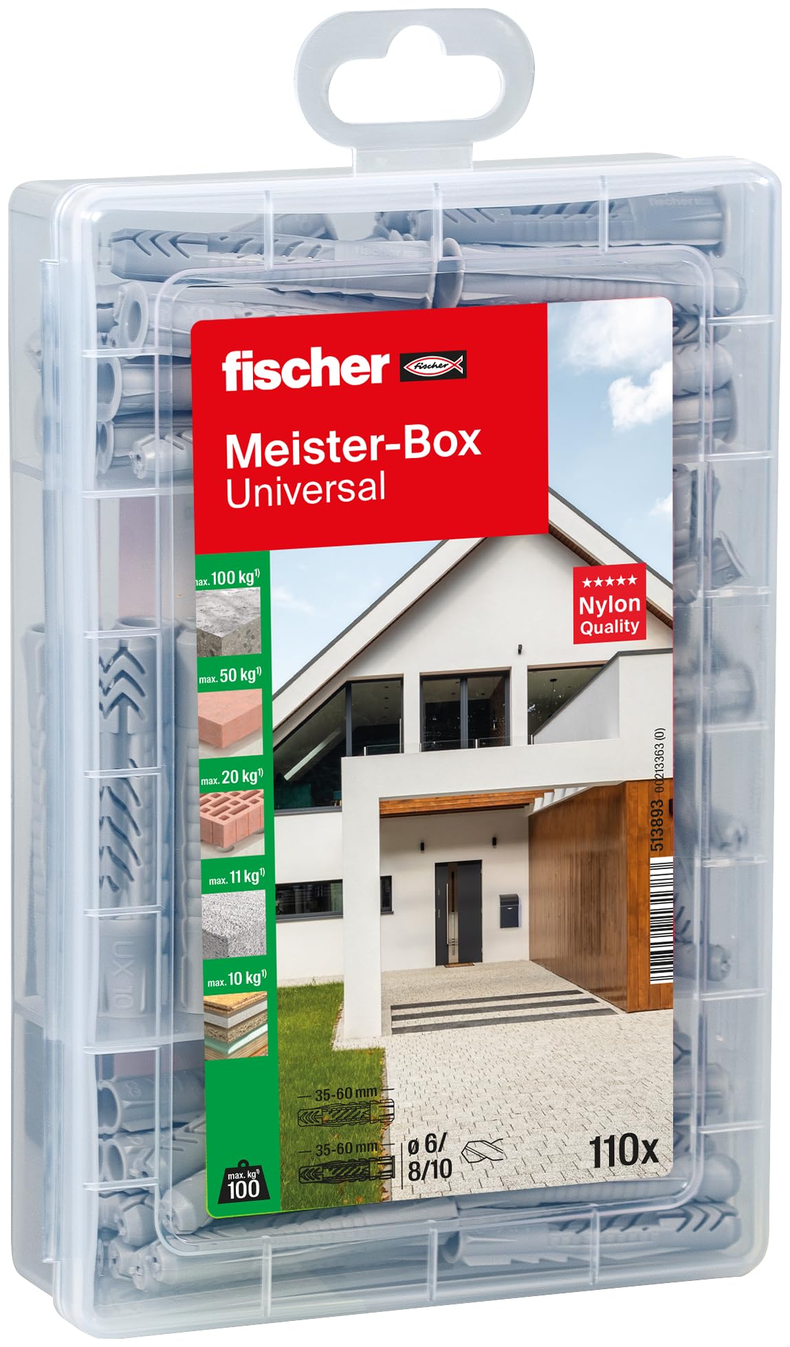 fischer Meister Box Dowel Set, 513893