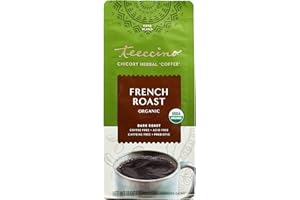Teeccino Maya Herbal Coffee Caffe Dark Roast French Roast Organic 11 oz.