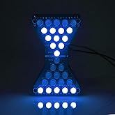 Gikfun Eletronic Hourglass led DIY Kits Welding Practice Board Blue Ray EK1886C