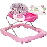 Disney Baby Minnie Mouse Baby Walkers and Activity Center with Music and Lights, Garden Delight