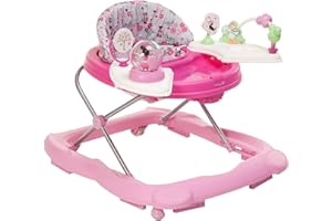 Disney Baby Minnie Mouse Baby Walkers and Activity Center with Music and Lights, Garden Delight