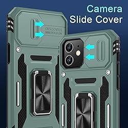 DEERLAMN Case for iPhone 11 with Slide Camera