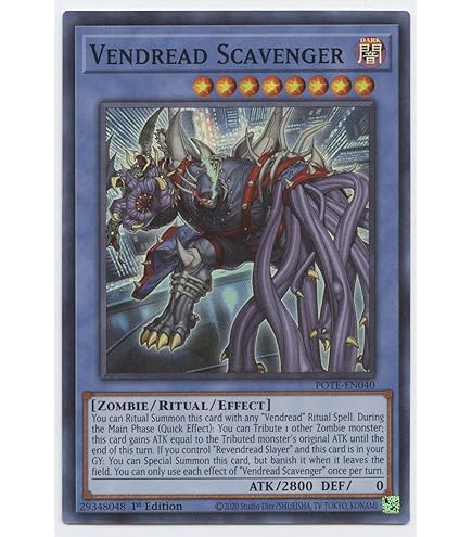 Amazon.com: Yu-Gi-Oh! Vendread Houndhorde - COTD-ENSP1 - Ultra Rare -  Limited Edition
