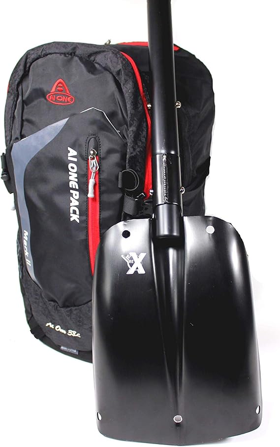 Snowmobile Backpack with Snow Shovel, sac a dos randonnée motoneige