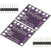 2Pcs I2C SMBUS INA3221 Triple-Channel Shunt Current Power Supply Voltage Monitor Sensor Board Module Replace INA219 with Pins