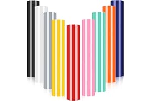 YIKDA 3D Puff Vinyl Heat Transfer for T-Shirts, 3D Puff HTV Iron on Vinyl, 3D Puff Vinyl Heat Transfer HTV for Heat Press Clothing Colorful