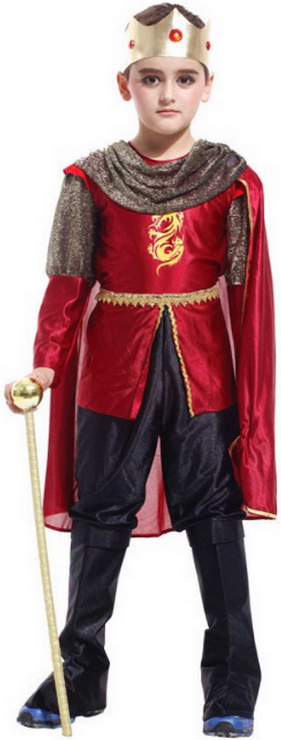 Licus Boys Lord Prince Noble King Halloween Cosplay Costume Role Play Dress up