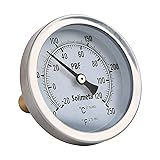 Solimeta 2.5" Bimetal Dial Thermometer, 0-250 deg