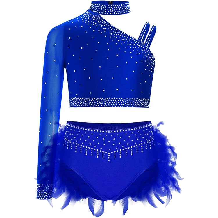 Mufeng Kids Girls Jazz Hiphop Dancewear Gymnastics  Produktbild-Vorschau 10