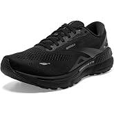 Brooks Men&rsquo;s Adrenaline GTS 23 Supportive Running Shoe - Black/Black/Ebony - 9.5 Medium