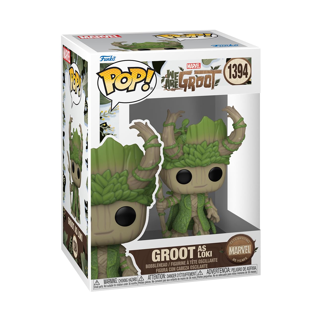 Funko Pop! Marvel: WAG - Loki - We Are Groot - Collectable Vinyl Figure - Gift Idea - Official Merchandise - Toys for Kids & Adults - TV Fans - Model Figure for Collectors and Display