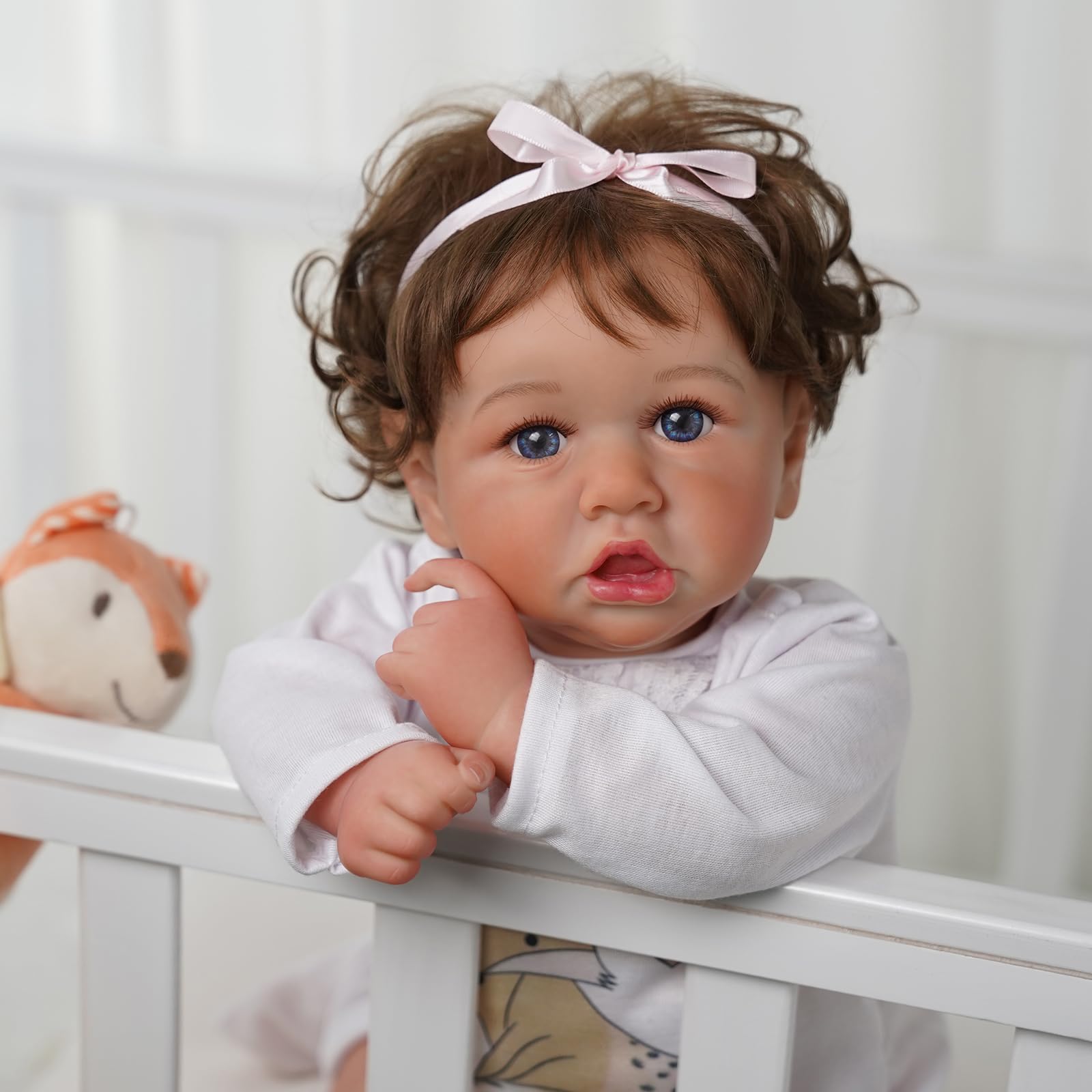 BABESIDE Baby Dolls Girl – 20 Inch Lifelike Handmade Silicone Baby Doll, Real Life Baby Doll with Accessories, Gift for Girls Age 3+ Pretend Play & Collection