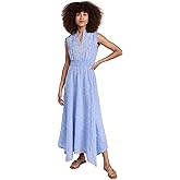Temptation Positano Women's Giugno Long Dress, Greco Blue, XS