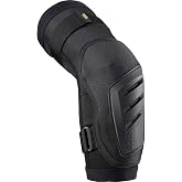 IXS Hack Race Elbow Guard Black. Low Friction Impact Shells to Absorb and distribute Impact