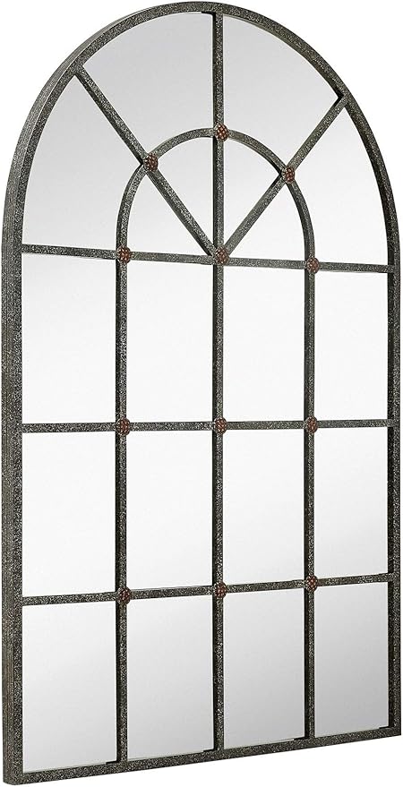 Hamilton Hills Metal Arched Window 