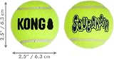 KONG Air SqueakAir Tennis Ball Dog Toy Medium 6 Pack view 3