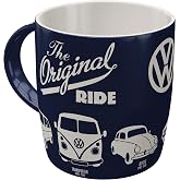 Nostalgic-Art Retro coffee mug, 11.2 oz, VW &ndash; The Original Ride &ndash; VW Bus Gift idea, Official License Product (OLP), ceramic cup, vintage design