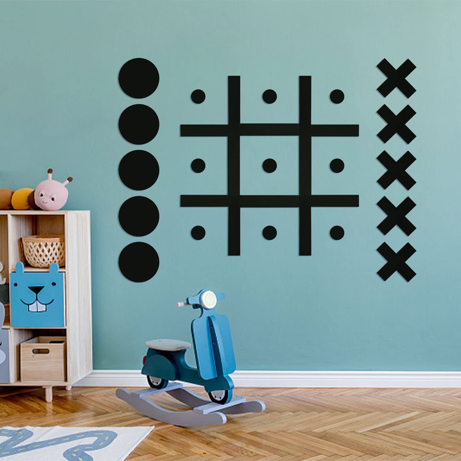 Mua XEFINAL Wood Magnetic Tic Tac Toe Wall-Mount Game Fun Tic Tac Toe ...