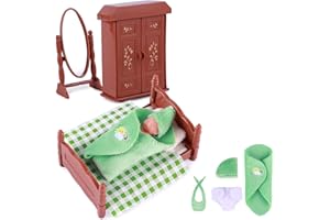 3inch Realistic Miniature Silicone Baby Dolls Infant Doll with Furniture Accessories Great for Children Fun Miniature Silicon