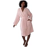 Viva Maison Womens Kimono Waffle Robe - Lightweight 100% Turkish Cotton Housecoat for All-Day Lounging - Bathrobe for Shower